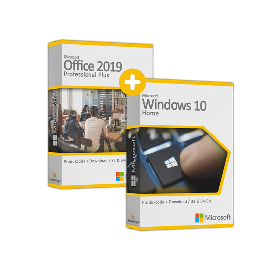 Microsoft Office 2019 Professional Plus & Windows 10 Professional (Bundle)