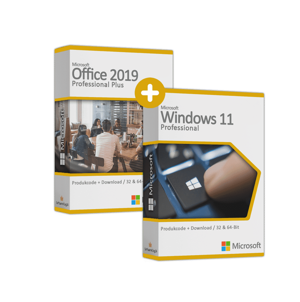 Microsoft Office 2019 Professional Plus & Windows 11 Professional (Paket) 