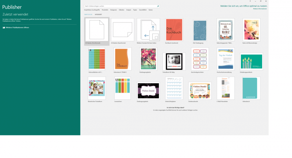 Microsoft Publisher 2016 