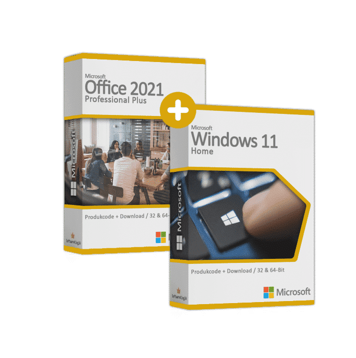 Microsoft Office 2021 Professional Plus & Windows 11 Home (Paket)