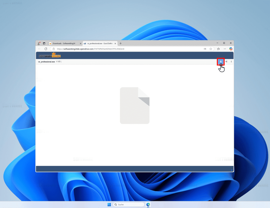 2 Offnen Sie den Download den wir Ihnen per Email zugesandt haben. Von dort konnen Sie die zu Ihnen passenden Bit Version herunterladen