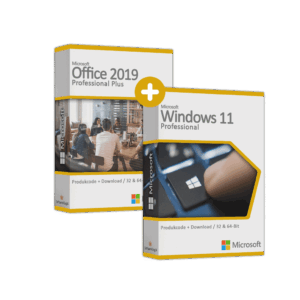 Microsoft Office 2019 Professional Plus & Windows 11 Professional (Bundle)