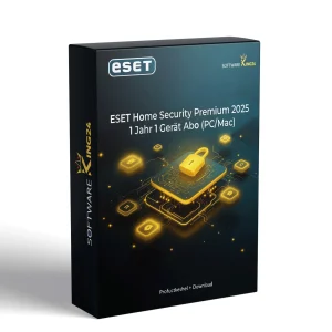ESET Home Security Premium 2025 – 1 Jahr 1 Gerät Abo (PC/Mac)
