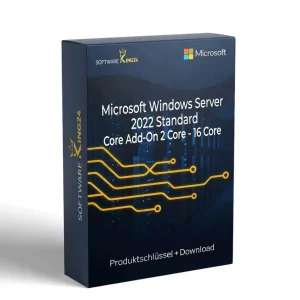 Microsoft Windows Server 2022 Standard Core Add-On 2 Core – 16 Core