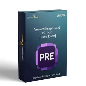 Adobe Premiere Elements 2026 PC, Mac [1 User - 3 Jahre]