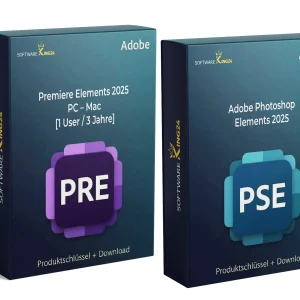 Adobe Photoshop Elements 2025 & Premiere Elements 2025 PC - Mac [1 User / 3 Jahre]
