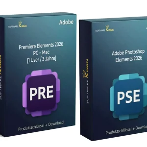 Adobe Photoshop Elements 2026 & Premiere Elements 2026 PC - Mac [1 User / 3 Jahre]