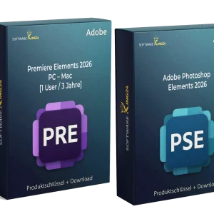 Adobe Photoshop Elements 2026 & Premiere Elements 2026 PC - Mac [1 User / 3 Jahre]