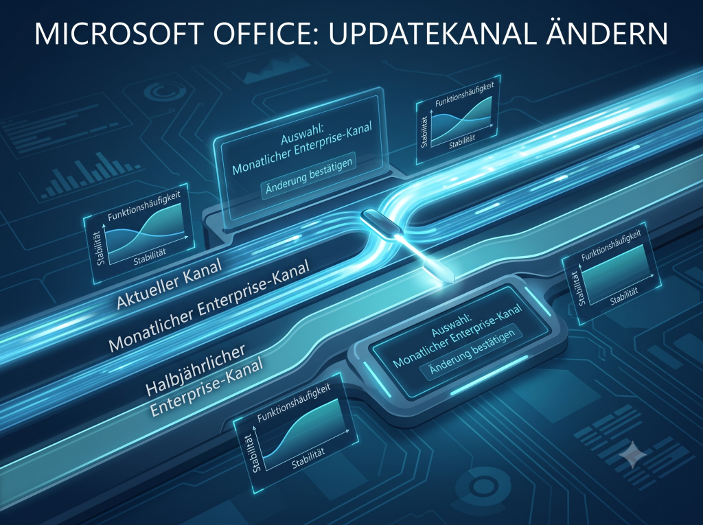 Microsoft Office Updatekanal ändern