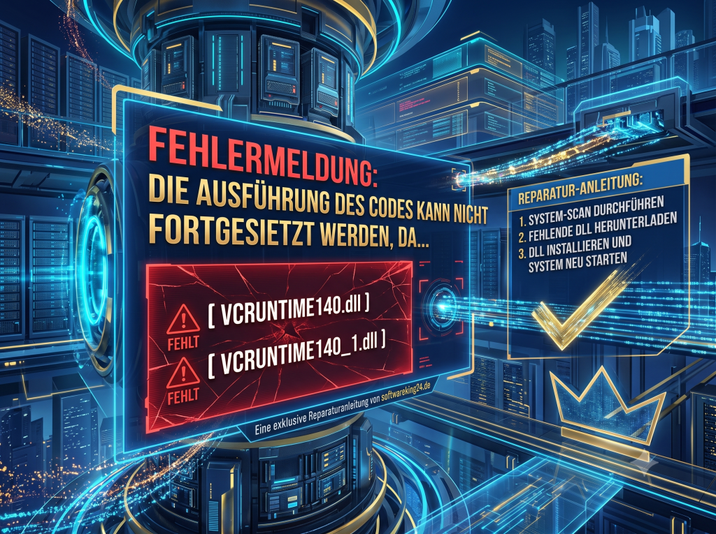 Fehlermeldung: Die Ausführung des Codes kann nicht fortgesetzt, da VCRUNTIME140.dll / VCRUNTIME140_1.dll