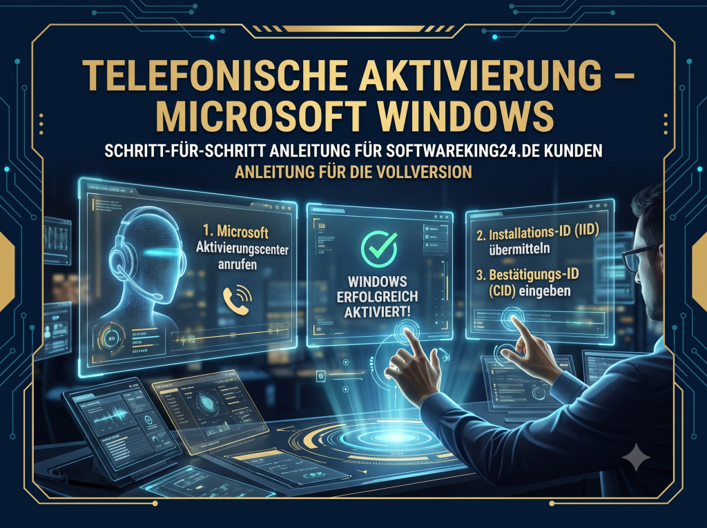 Telefonische Aktivierung – Microsoft Windows